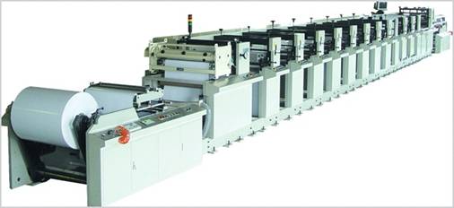 Флексографские печатные машины линейно-секционного построения серии DH-660
