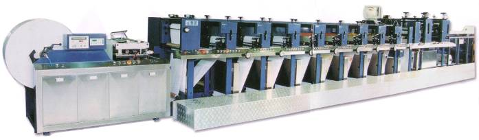 Флексографские печатные машины линейного построения серии Ekofa -1