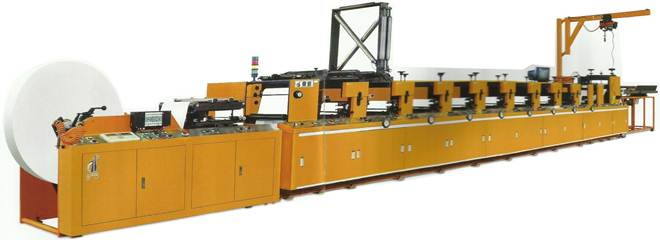 Описание: Флексографская рулонная печатная машина линейного построения DH-330 - фотка 1
