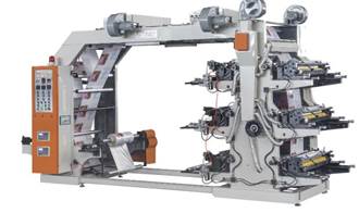 Флексографские печатные машины серий YT и YTZ шириной 1600 мм и количеством печатных секций 4 и 6, фотография YTZ-61600