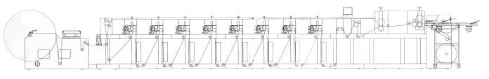 Флексографские печатные машины линейного построения серии Ekofa -2